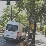 Damaged Sign at 1440 Beacon St