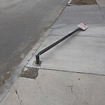 Damaged Sign at 18 Williston Rd