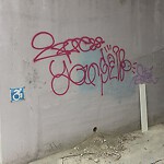 Graffiti at 32 Station St
