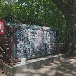 Graffiti at Longwood Boston